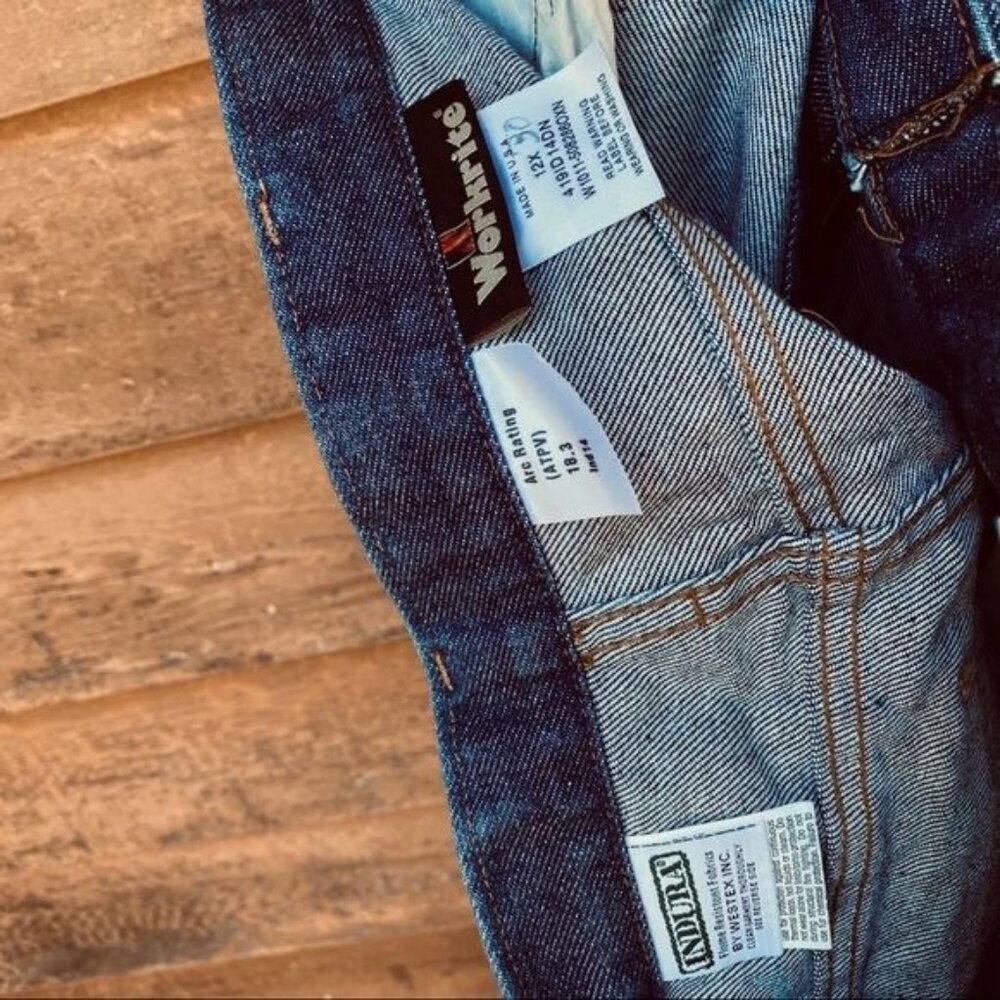 Workrite Indura Westex INC Flame Resistant 36x30 Relaxed Made In The USA Jeans - Picture 2 of 13